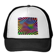 Colourful Spiral Design: Hats