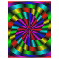 colourful spiral mandala