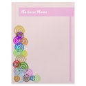 Colourful Spirals letterhead