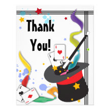 Colourful Splash Fun with Magic Note Card Custom Invitation