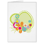 colourful spring flowers vector greeting cards