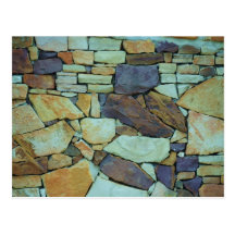 Colourful Stacked Stone Postcard