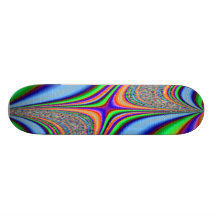 Colourful Star Art Skateboard