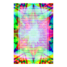 Colourful Star Lined Stationery