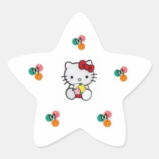 colourful  star sticker