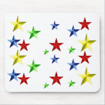 Colourful Stars mousepads