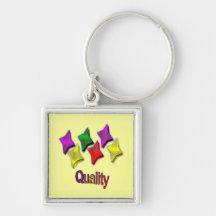 Colourful Stars Star Quality Key Chain