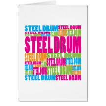 Colourful Steel Drum Cards
