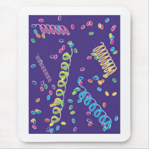 Colourful Streamers Mouse Pads
