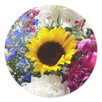 Colourful sunflower bouquet
