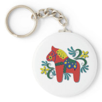 Colourful Swedish Dala Horse