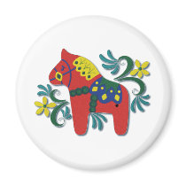 Colourful Swedish Dala Horse