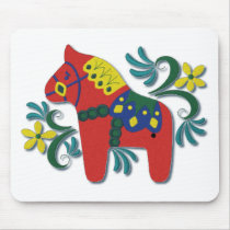 Colourful Swedish Dala Horse