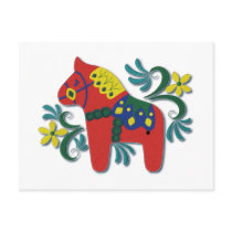 Colourful Swedish Dala Horse