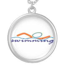Colourful Swim Symbol necklaces