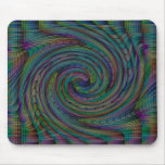 Colourful Swirl Spiral Mousepad - Customized