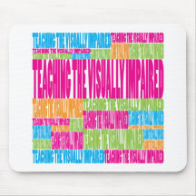 Colourful Teaching the Visually Impaired Mousepads