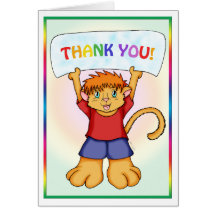 Colourful Thank You Greeting Cards