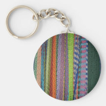 Colourful Threads Rainbow Keychain