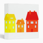 Colourful Town Vinyl Binder
