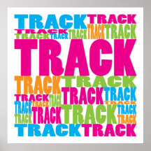 Colourful Track Print