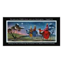 Colourful Travelers Flat Christmas Greeting Card Photo Cards