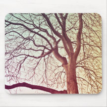 Colourful tree mousepad