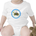 Colourful Turtle Personalized - Blue Tshirt