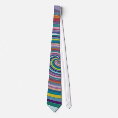 Colourful Unique Swirl Pattern Tie by JKdesigns