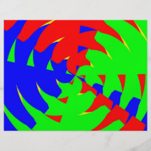 Colourful vibrations full colour flyer