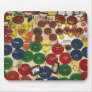 Colourful Vintage Buttons Stylized