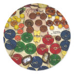 Colourful Vintage Buttons Stylized