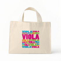 Colourful Viola Canvas Bag