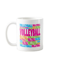 Colourful Volleyball Mugs