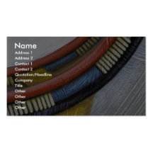 Colourful Voyageur Canoe Business Card Template