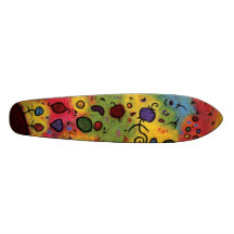 Colourful, Whimsical Skateboard