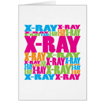 Colourful X-Ray Cards