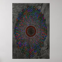 colouring art modern design poster