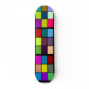 Colours black border Skateboard