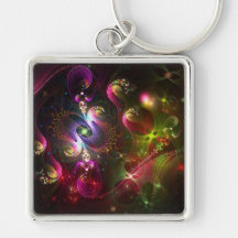 Colours in the Sky Abstract Keychains