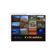 Colours of Colombia Post Card
