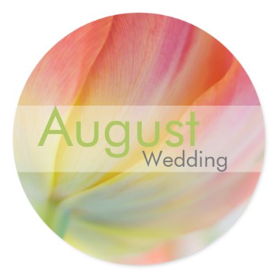 Colours of Spring • August Wedding Sticker by SabineStGreetings