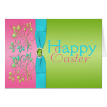 Colours of Spring Easter Card