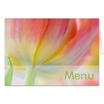 Colours of Spring • Menu Card