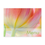 Colours of Spring • Menu Postcard