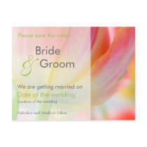 Colours of Spring • Save the Date Postcard