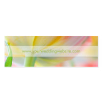 Colours of Spring Tulip • Wedding Website Card