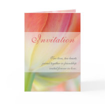 Colours of Spring • Wedding Invitation Card
