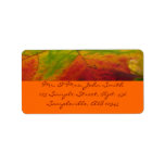 Colours of the Maple Leaf Address Label