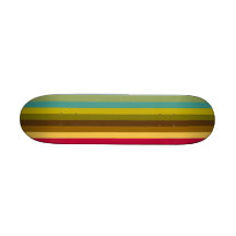 Colours Rainbow Fresh Art Fashion Skateboards